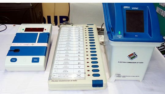 Electronic Voting Machine [EVM] and VVPAT [Voter Verifiable Paper Audit Trail]
